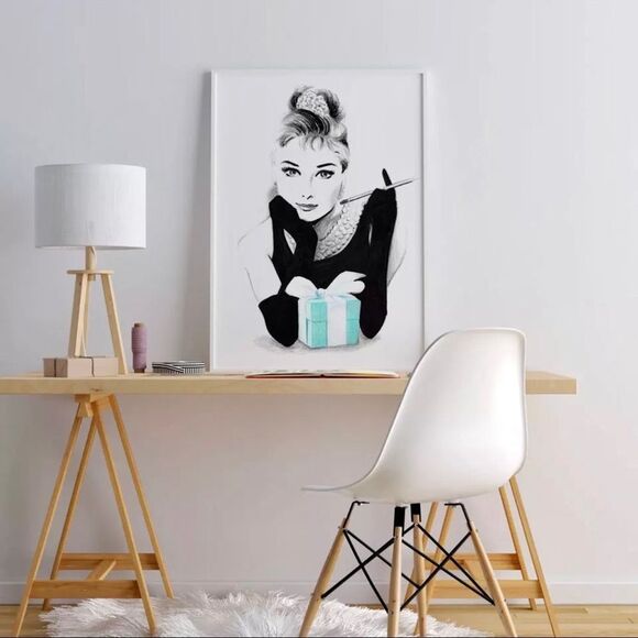 SET 3 Audrey Hepburn Breakfast at Tiffany’s print picture wall art Office decor - Picture 4 of 9